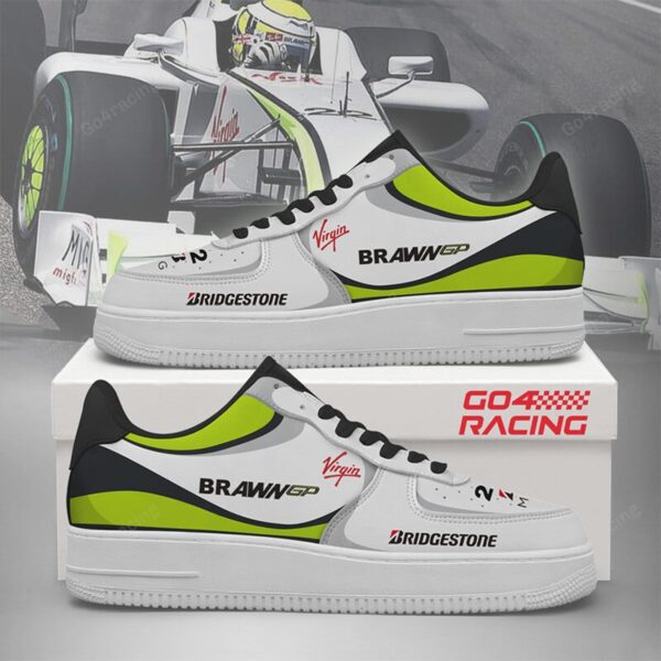 Tubopro Brawn GP Formula Air Low-Top Sneakers Shoes For Men And Women