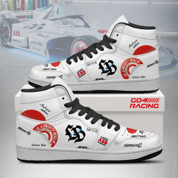 Tubopro Brawn GP Formula AJ1 High Sneakers Shoes For Men And Women
