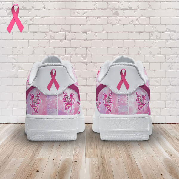 Tubopro Breast Cancer Awareness Air Low-Top Sneakers Shoes For Men And Women - Image 2