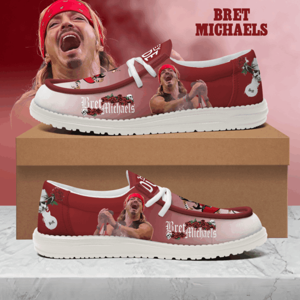 Tubopro Bret Michaels Personalized Hey Dude Shoes For Men And Women