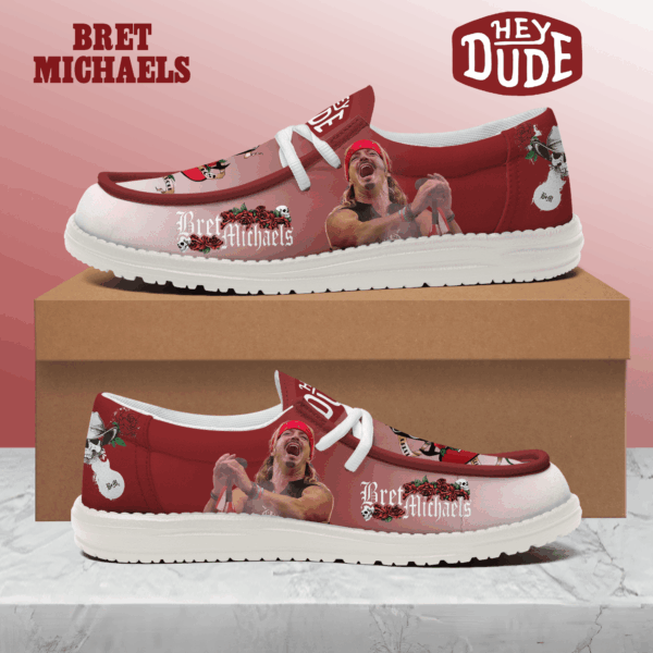 Tubopro Bret Michaels Personalized Hey Dude Shoes For Men And Women - Image 2