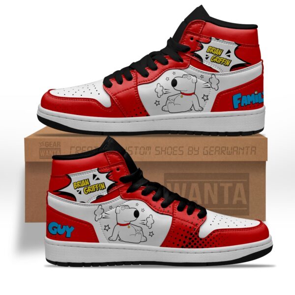 Tubopro Brian Griffin AJ1 High Sneakers Shoes For Men And Women - Image 2