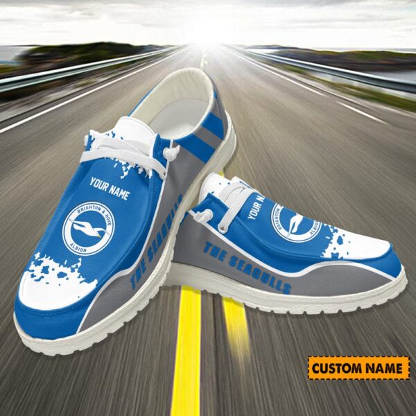 Tubopro Brighton and Hove Albion Personalized Hey Dude Shoes For Men And Women