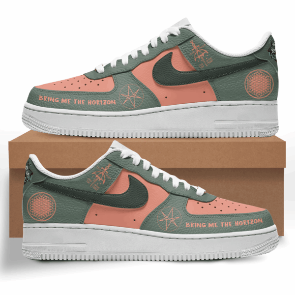 Tubopro Bring Me the Horizon Air Low-Top Sneakers Shoes For Men And Women - Image 4