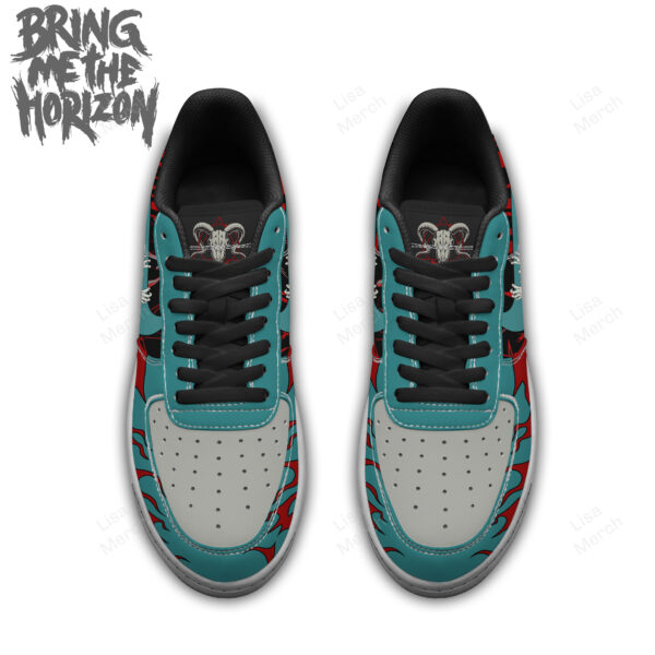 Tubopro Bring Me the Horizon Air Low-Top Sneakers Shoes For Men And Women - Image 2