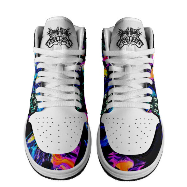Tubopro Bring Me the Horizon AJ1 High Sneakers Shoes For Men And Women - Image 2