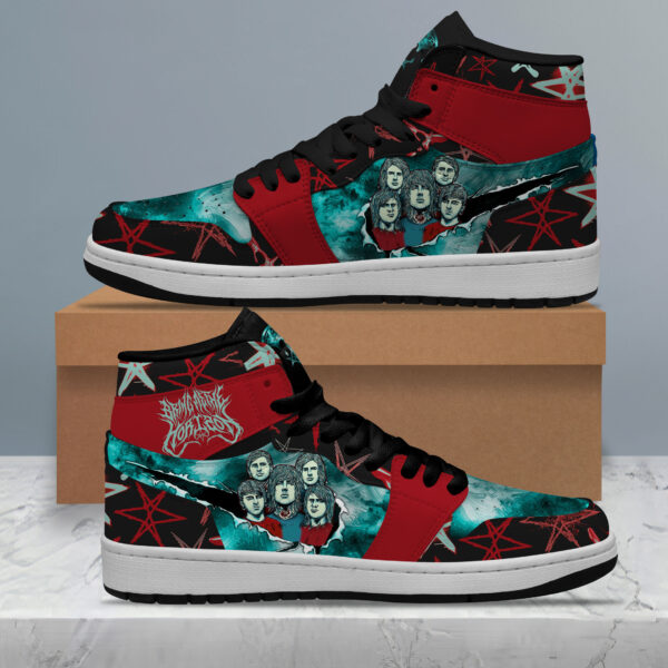 Tubopro Bring Me The Horizon AJ1 High Sneakers Shoes For Men And Women