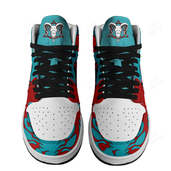 Tubopro Bring Me The Horizon AJ1 High Sneakers Shoes For Men And Women - Image 2