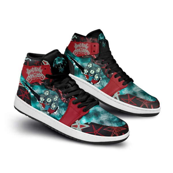 Tubopro Bring Me The Horizon AJ1 High Sneakers Shoes For Men And Women - Image 2