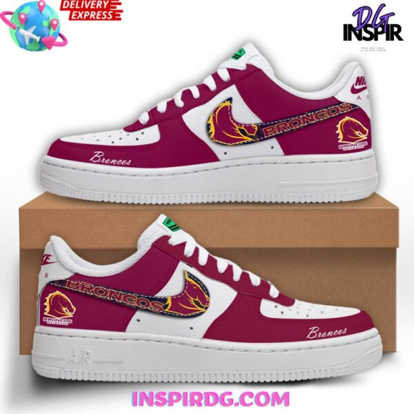 Tubopro Brisbane Broncos Air Low-Top Sneakers Shoes For Men And Women - Image 2