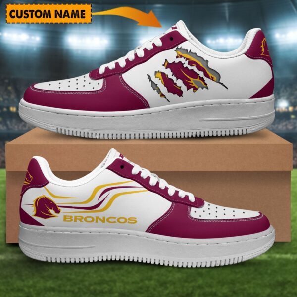 Tubopro Brisbane Broncos Air Low-Top Sneakers Shoes For Men And Women