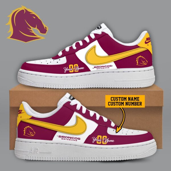 Tubopro Brisbane Broncos Air Low-Top Sneakers Shoes For Men And Women