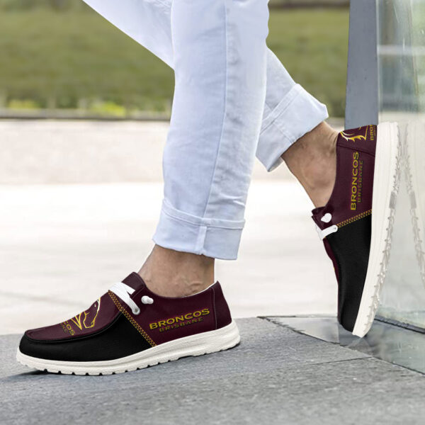 Tubopro Brisbane Broncos Personalized Hey Dude Shoes For Men And Women - Image 4