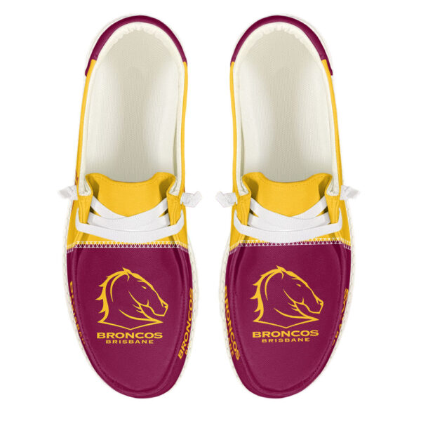 Tubopro Brisbane Broncos Personalized Hey Dude Shoes For Men And Women - Image 4