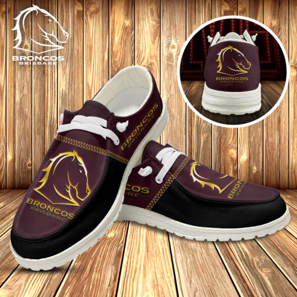 Tubopro Brisbane Broncos Personalized Hey Dude Shoes For Men And Women - Image 2
