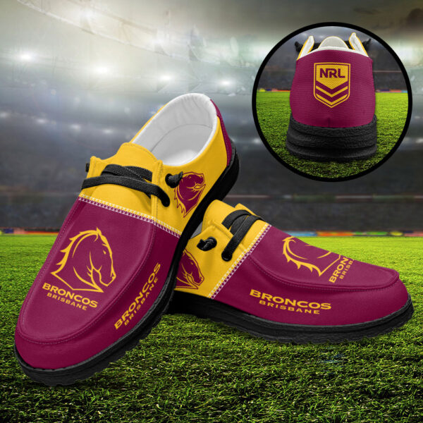 Tubopro Brisbane Broncos Personalized Hey Dude Shoes For Men And Women - Image 2