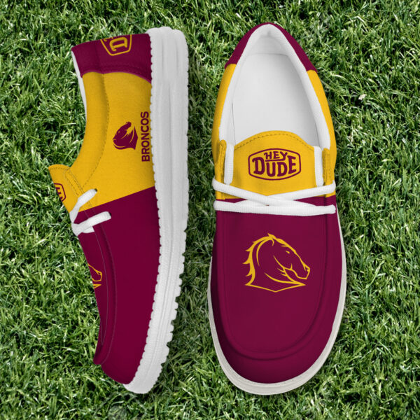 Tubopro Brisbane Broncos Personalized Hey Dude Shoes For Men And Women
