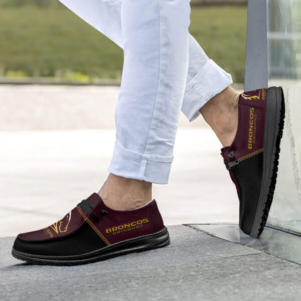 Tubopro Brisbane Broncos Personalized Hey Dude Shoes For Men And Women - Image 3