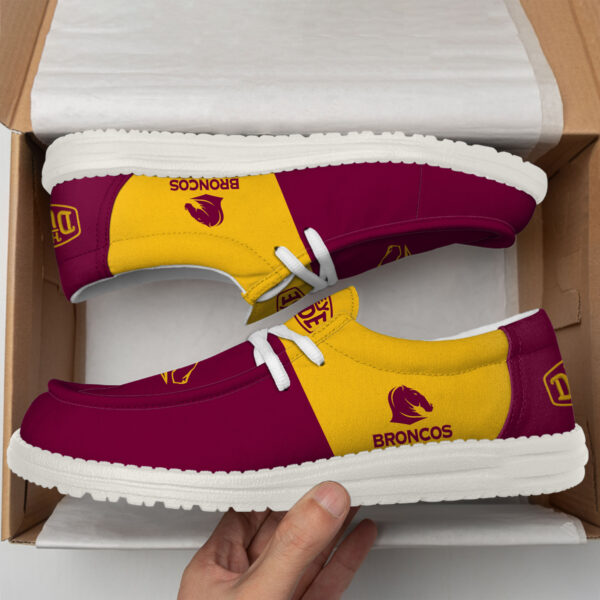 Tubopro Brisbane Broncos Personalized Hey Dude Shoes For Men And Women - Image 3