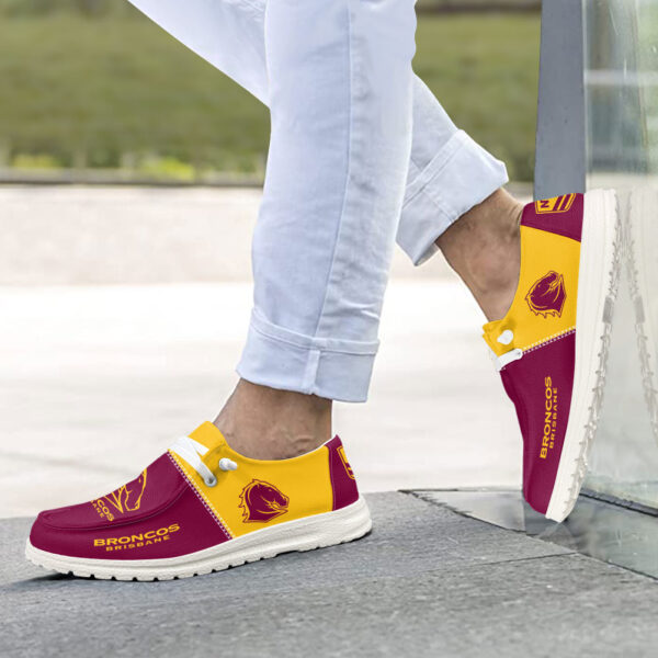Tubopro Brisbane Broncos Personalized Hey Dude Shoes For Men And Women - Image 3