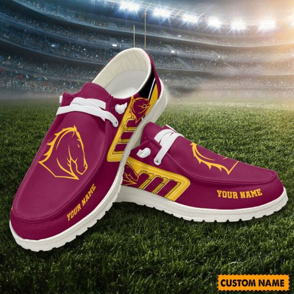 Tubopro Brisbane Broncos Personalized Hey Dude Shoes For Men And Women