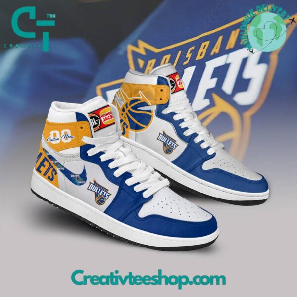 Tubopro Brisbane Bullets AJ1 High Sneakers Shoes For Men And Women - Image 2
