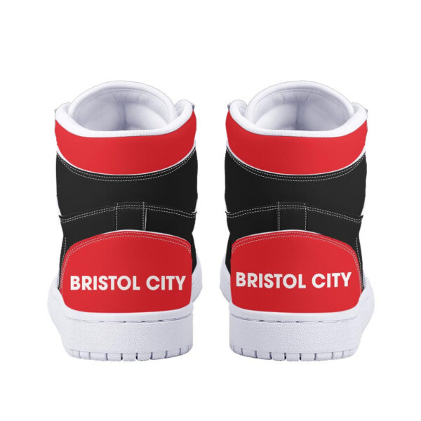 Tubopro Bristol City AJ1 High Sneakers Shoes For Men And Women - Image 4