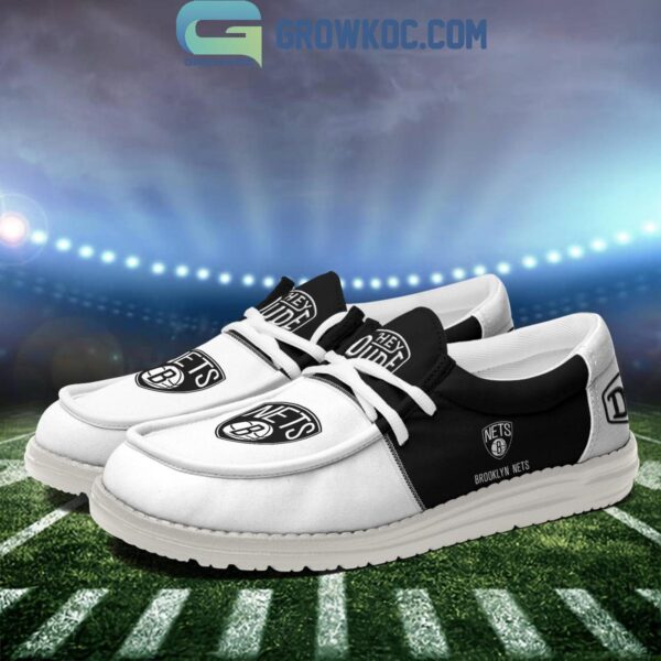 Tubopro Brooklyn Nets Personalized Hey Dude Shoes For Men And Women - Image 4