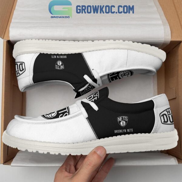 Tubopro Brooklyn Nets Personalized Hey Dude Shoes For Men And Women - Image 3