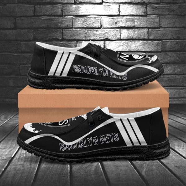 Tubopro Brooklyn Netss Hey Dude Shoes For Men And Women - Image 6