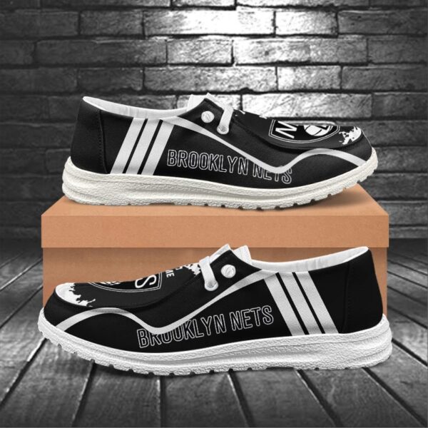 Tubopro Brooklyn Netss Hey Dude Shoes For Men And Women - Image 5