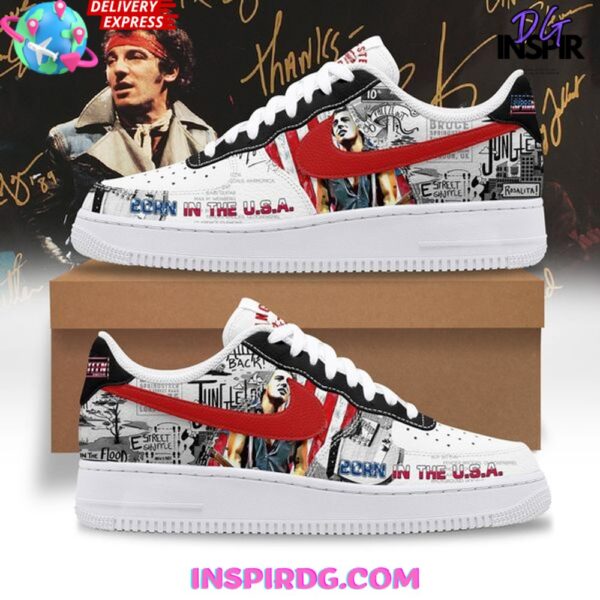 Tubopro Bruce Springsteen Air Low-Top Sneakers Shoes For Men And Women