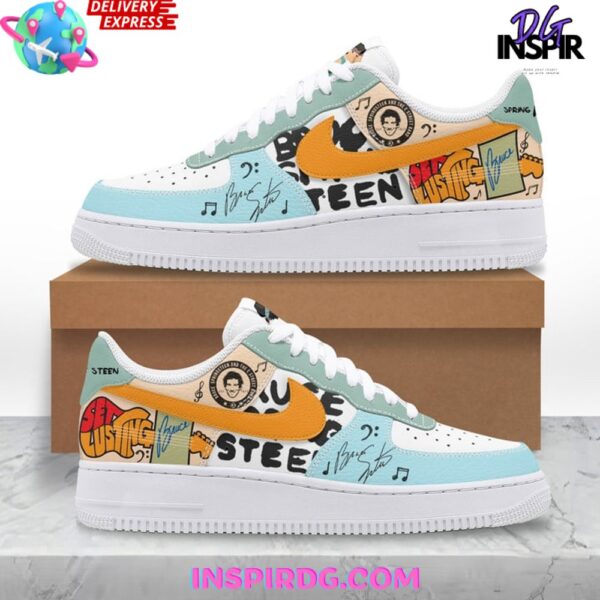 Tubopro Bruce Springsteen Air Low-Top Sneakers Shoes For Men And Women - Image 2
