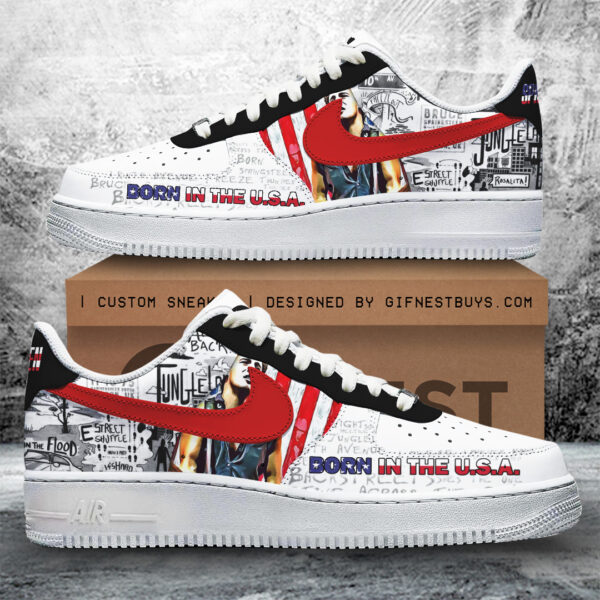 Tubopro Bruce Springsteen Air Low-Top Sneakers Shoes For Men And Women