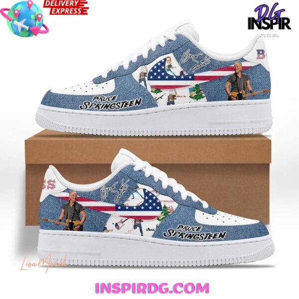 Tubopro Bruce Springsteen Air Low-Top Sneakers Shoes For Men And Women - Image 2