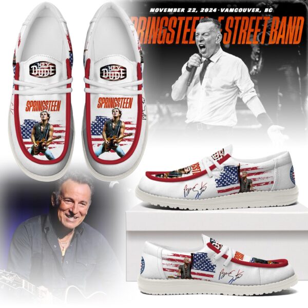 Tubopro Bruce Springsteen Personalized Hey Dude Shoes For Men And Women
