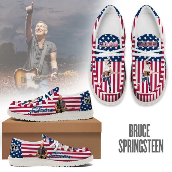 Tubopro Bruce Springsteen Personalized Hey Dude Shoes For Men And Women - Image 2