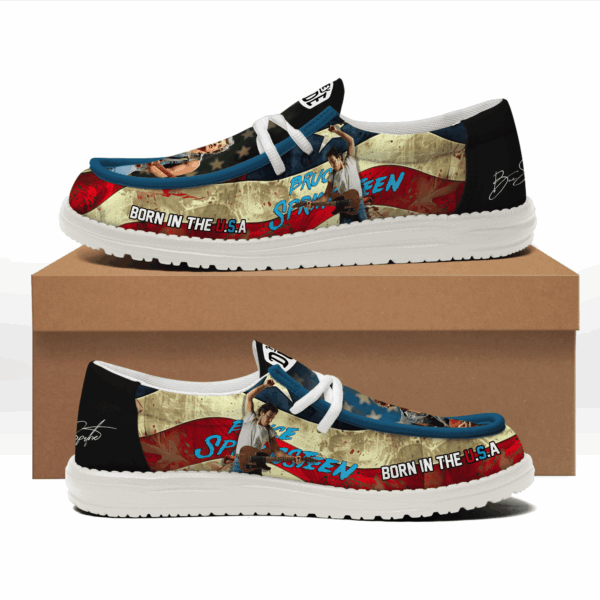 Tubopro Bruce Springsteen Personalized Hey Dude Shoes For Men And Women - Image 3
