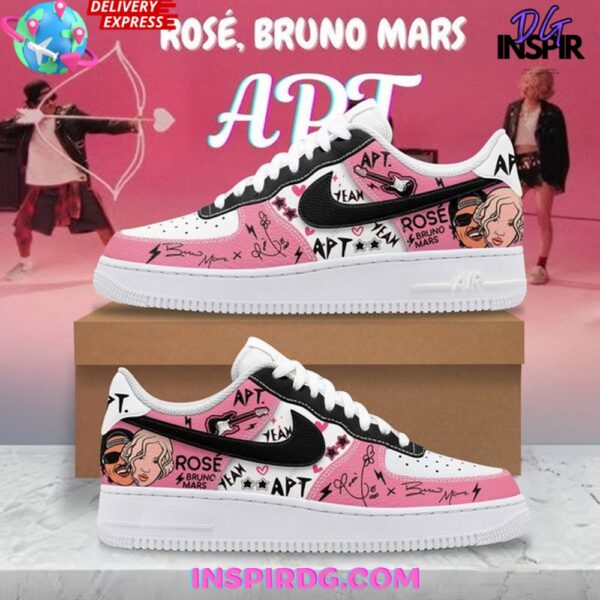 Tubopro Bruno Mars x Rosé Air Low-Top Sneakers Shoes For Men And Women