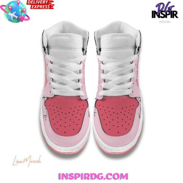 Tubopro Bruno Mars x Rose APT AJ1 High Sneakers Shoes For Men And Women - Image 3