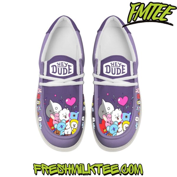 Tubopro BTS Personalized Hey Dude Shoes For Men And Women - Image 2
