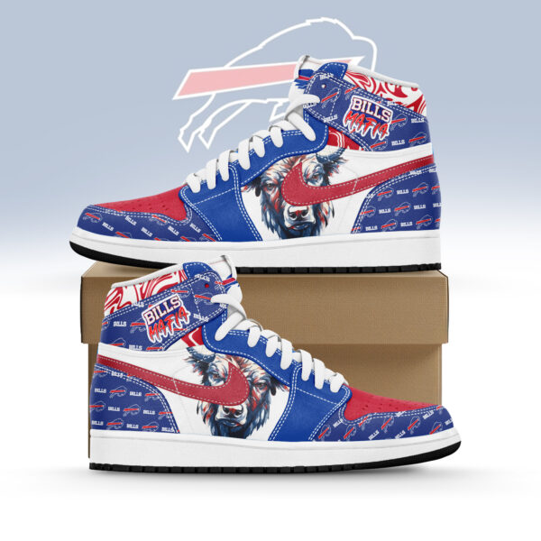 Tubopro Buffalo Bills AJ1 High Sneakers Shoes For Men And Women