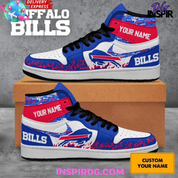 Tubopro Buffalo Bills AJ1 High Sneakers Shoes For Men And Women