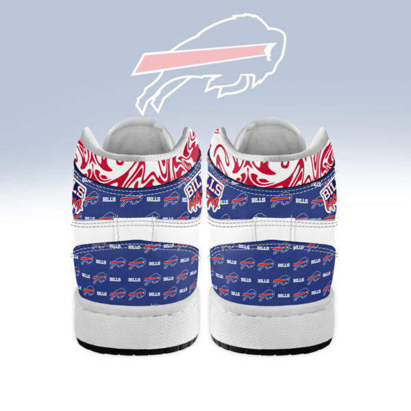 Tubopro Buffalo Bills AJ1 High Sneakers Shoes For Men And Women - Image 3