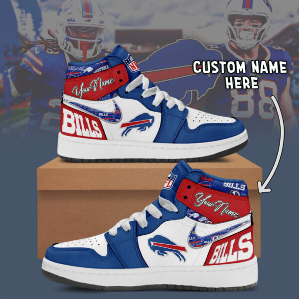 Tubopro Buffalo Bills AJ1 High Sneakers Shoes For Men And Women