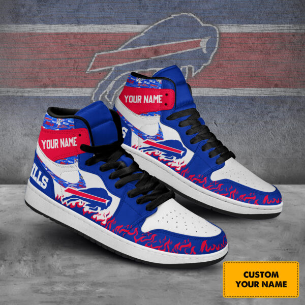 Tubopro Buffalo Bills AJ1 High Sneakers Shoes For Men And Women - Image 2