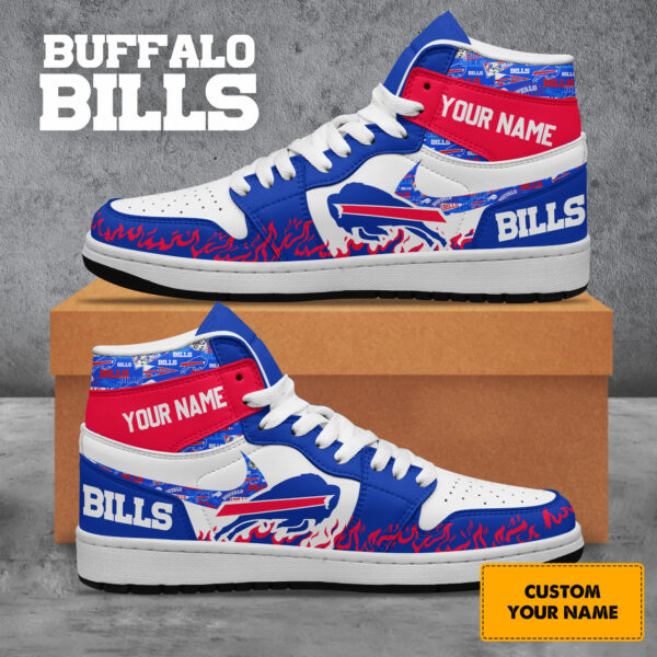 Tubopro Buffalo Bills AJ1 High Sneakers Shoes For Men And Women