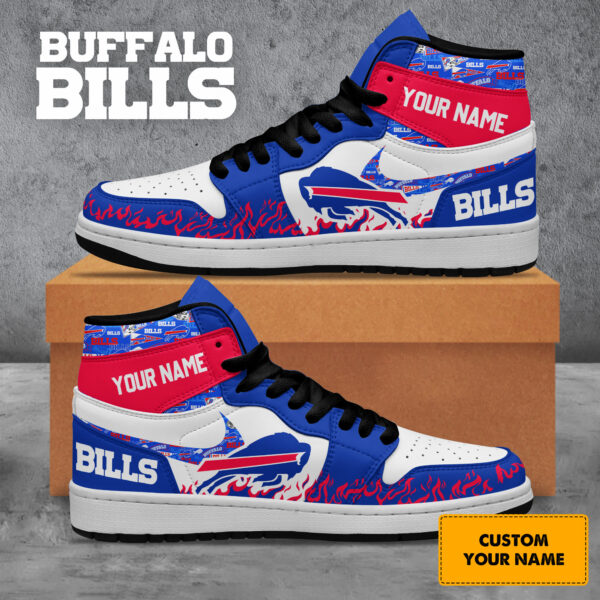 Tubopro Buffalo Bills AJ1 High Sneakers Shoes For Men And Women