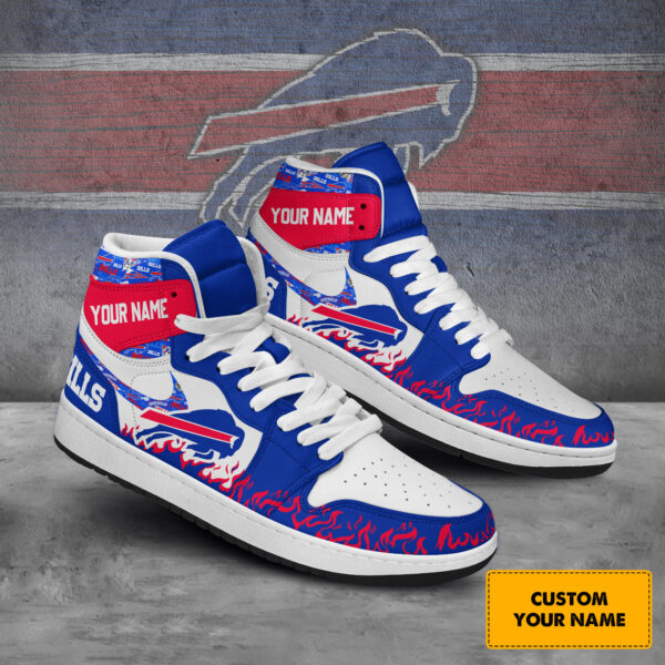 Tubopro Buffalo Bills AJ1 High Sneakers Shoes For Men And Women - Image 2