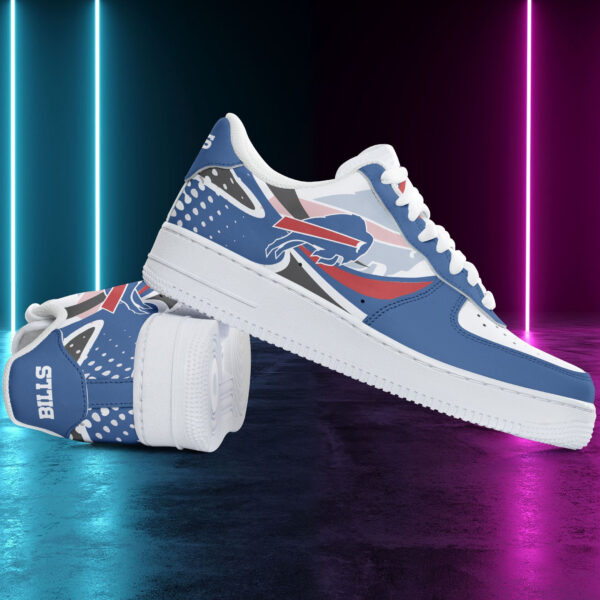 Tubopro Buffalo Bills NFL Air Low-Top Sneakers Shoes For Men And Women - Image 3
